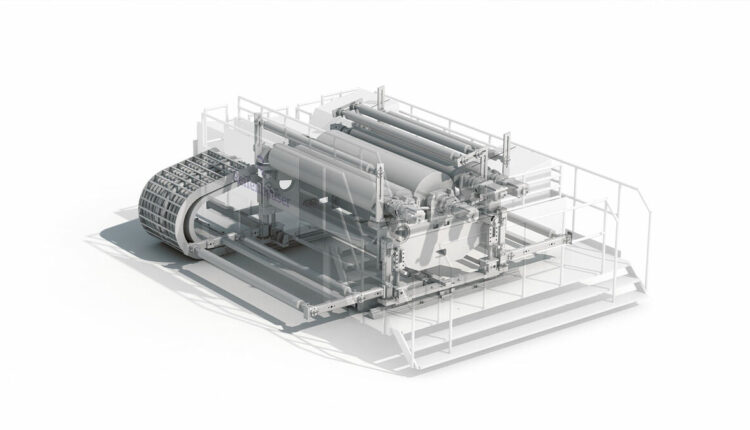 LAMICOR-CL Laminator: The heart of the Ultrathin Coating extrusion coating line.