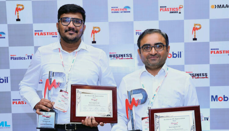 Rajnikant Patel, GM - INDIA (Right) & Sreeshanth, TSE -Mumbai (Left)