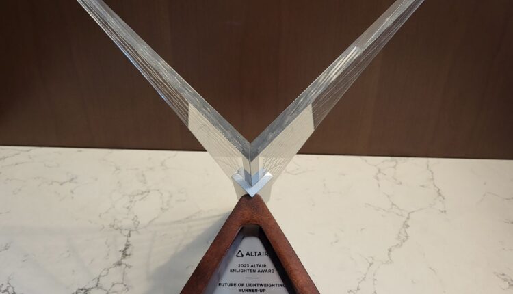 Solvay Named Runner-Up in ‘Future of Lightweighting’ of the 2023 Altair Enlighten Award.